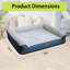 Lits pour chien en mousse viscoélastique imperméable pour chien