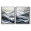 ABSTRACT Series CDLXVI - Reproduction encadrée de qualité supérieure - prête à être accrochée - aucun clou requis - aucun clou requis-41042564-41042619