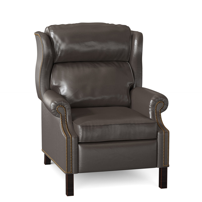 Fauteuil inclinable présidentiel, Naturel français, Plantation, Cuir véritable Outsider Raven