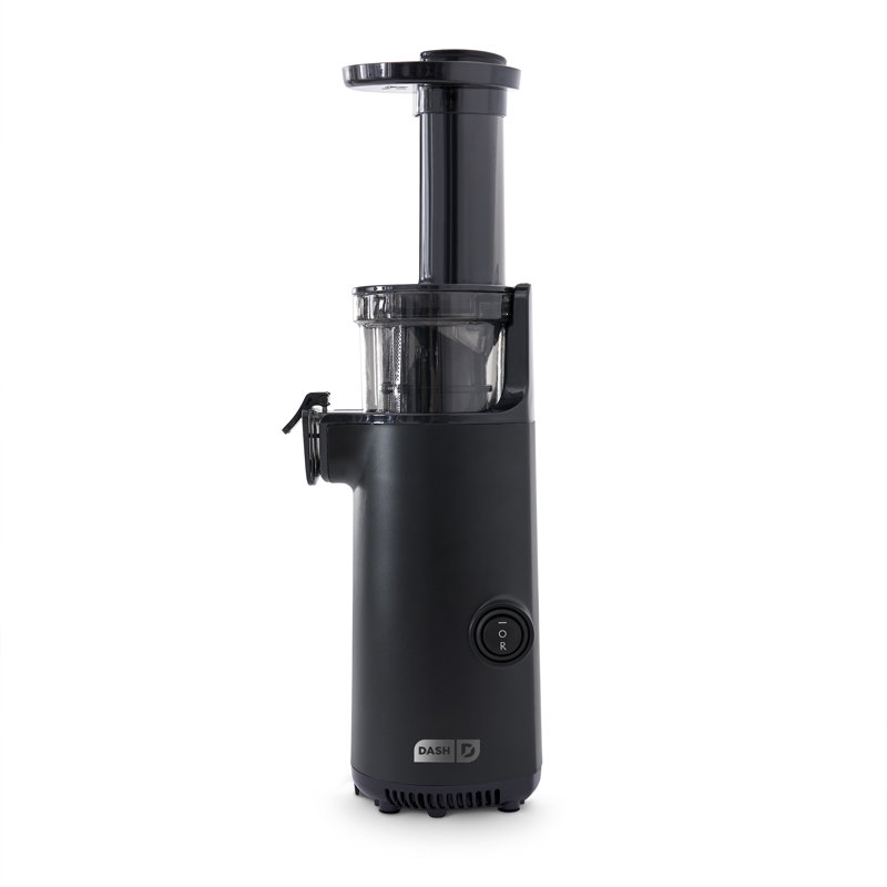 DASH Deluxe Compact Cold-Press Power Juicer, Black