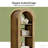 Open Bookcase,Arched Display Shelf-226919991