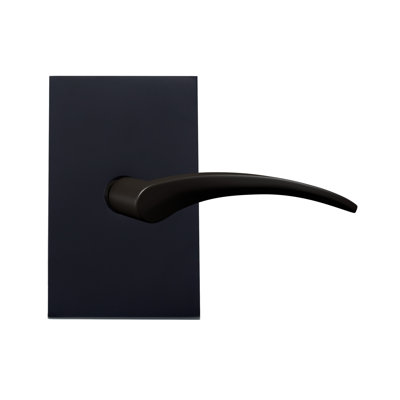 Bravura 937-8 Tybee Dummy Lever on Rectangular Contemporary Rose in Oil Rubbed Bronze - LH