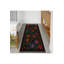 Tapis gris tissé à motif floral lavable Mosso-329638697