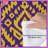 Yellow Purple Ikat Pattern Comforter-133503304