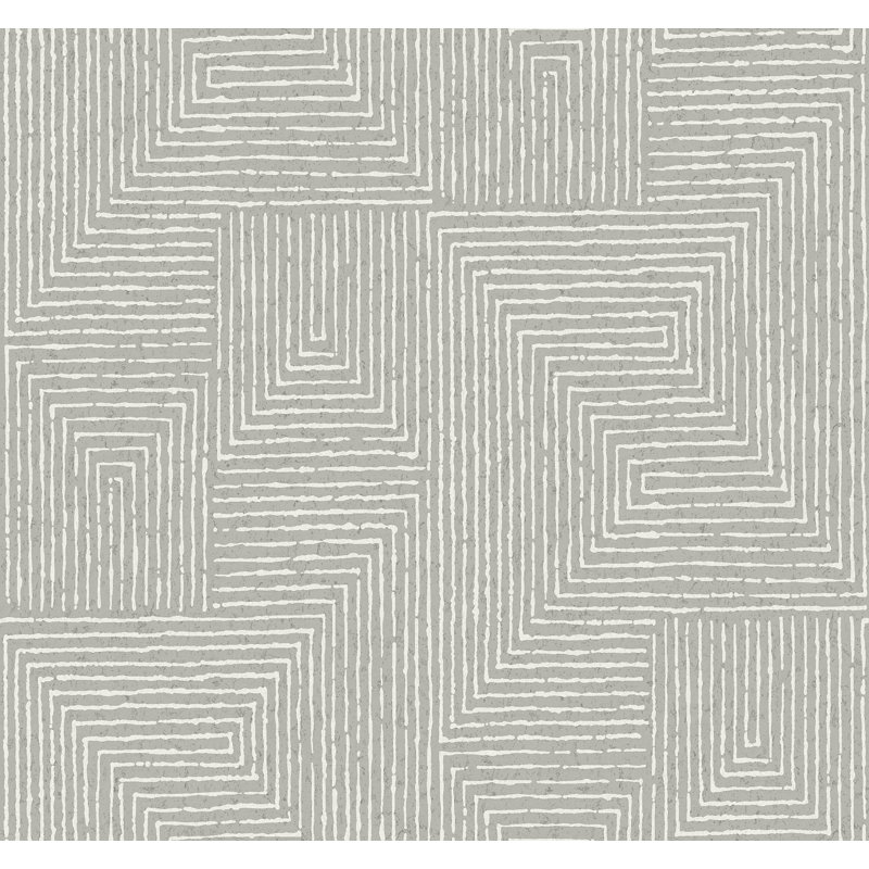 Papier peint géométrique Mortenson, Colombe