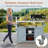 Versatile Outdoor Grill Cart With Storage, Spice Rack, Paper Towel Holder, And Lockable Wheels-249557412