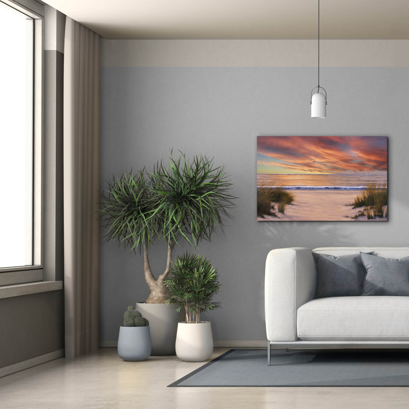 «Beach Solitude» par Diane Romanello, H 26 po x l 40 po x P 1,5 po