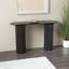 Console ovale en bois Cole and Grey