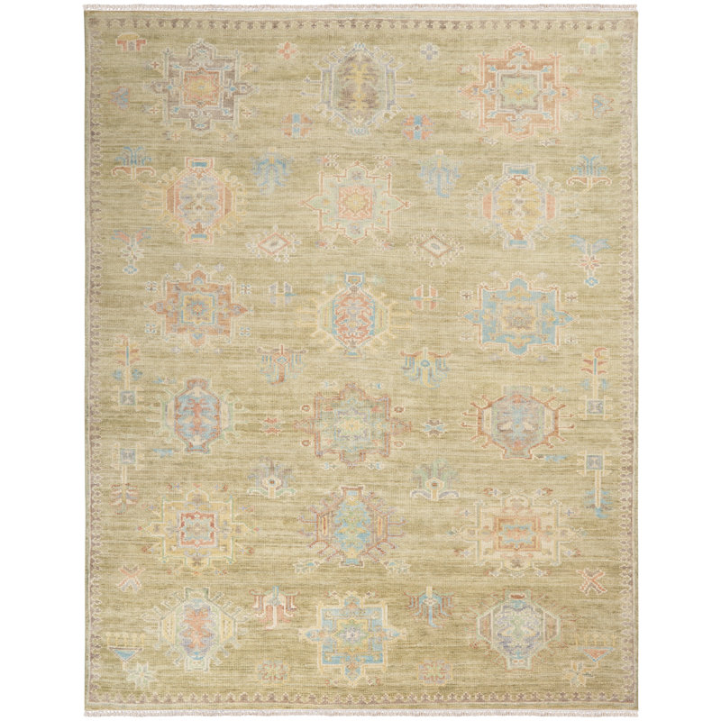 Tapis d'intérieur sauge 7 pi 9 po x 9 pi 9 po Nourison Tasir, Rectangle 7 pi 9 po x 9 pi 9 po