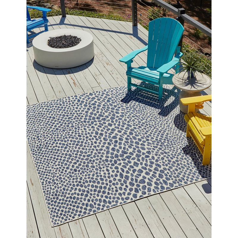 Jill Zarin Cape Town Indoor/Outdoor Rug, Square 7'10"