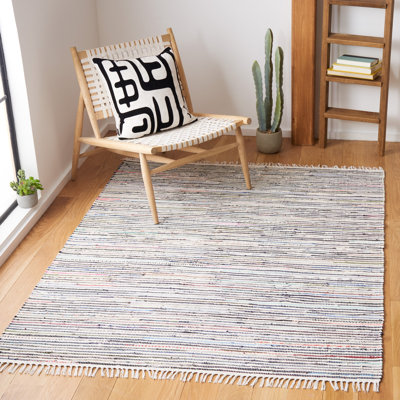 Conner Rug Hand Woven Cotton Striped Rug