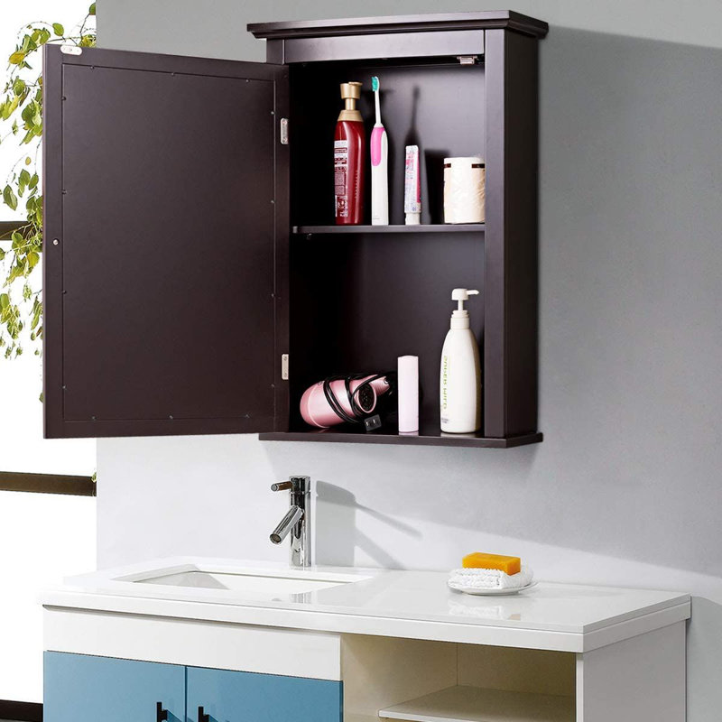 Rostam Bathroom Cabinet, Brown
