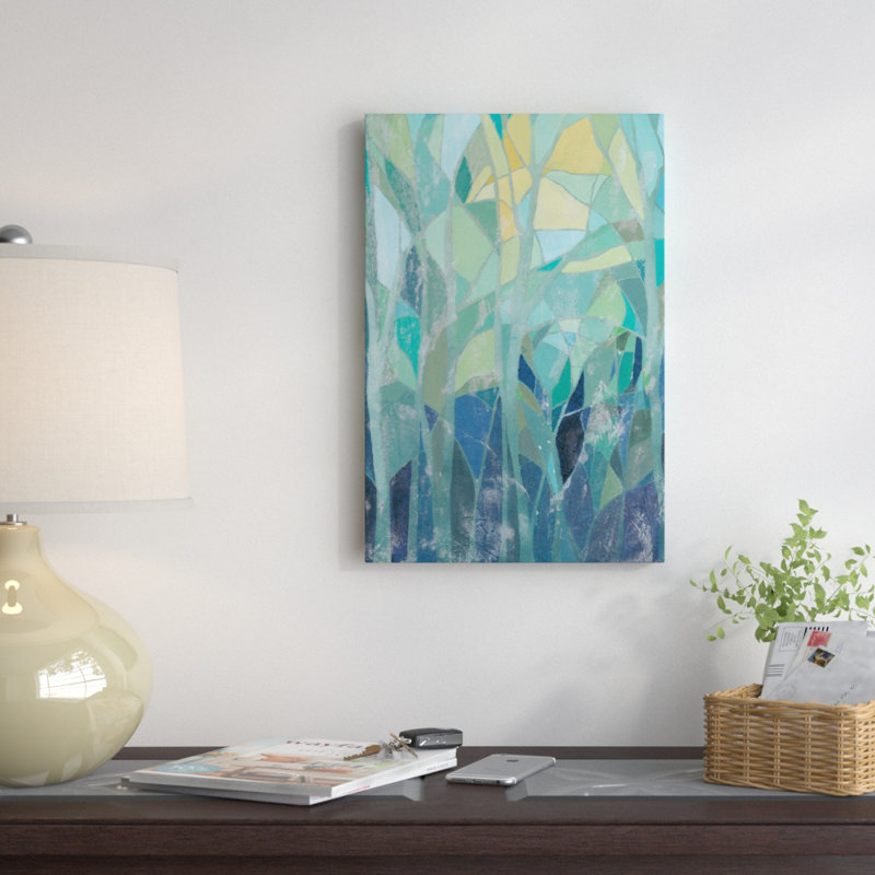 Reproduction d'art sur toile, H 26 po x l 18 po x P 1,5 po, Toile avec cadre noir, Pas de tapis