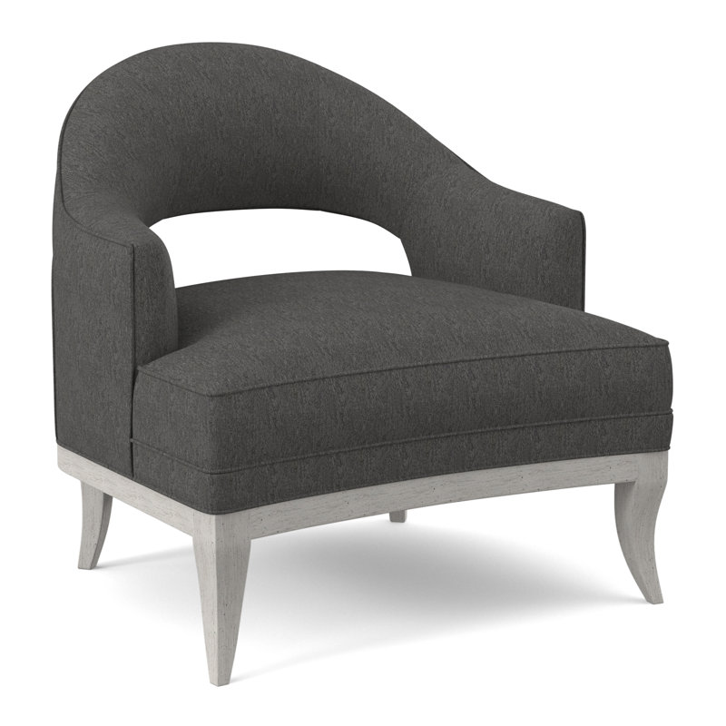 Mariposa Armchair, Bisque, Filigree Ivory 100% Polyester