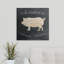 «Walstrand Le Cochon Cameo Square», reproduction d'art graphique Courtney Prahl-19347707-26534221