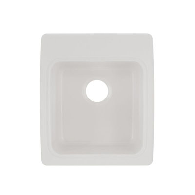 Solid Surface 17.25" x 20" Drop-In/Undermount Laundry Sink
