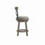 Tabouret pivotant en bois Burt