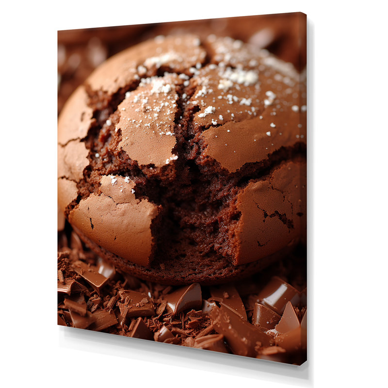 Chocolat, biscuits délices I - Pop Art, art mural, Toile tendue, 32" H x 24" W