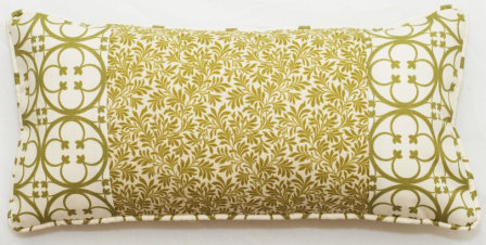 Coussin lombaire d'extérieur patché