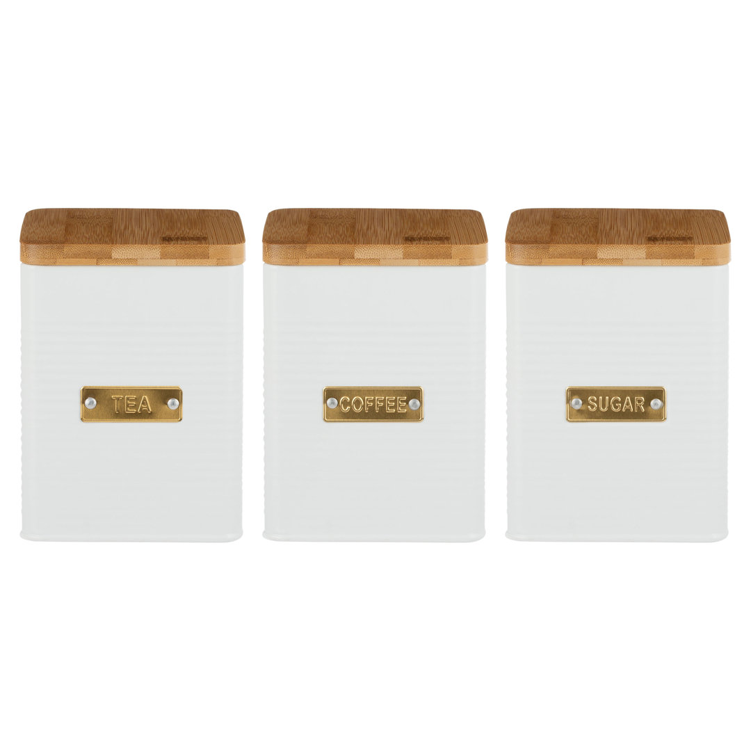 Typhoon Otto Square 3 Piece Coffee, Tea, & Sugar Set