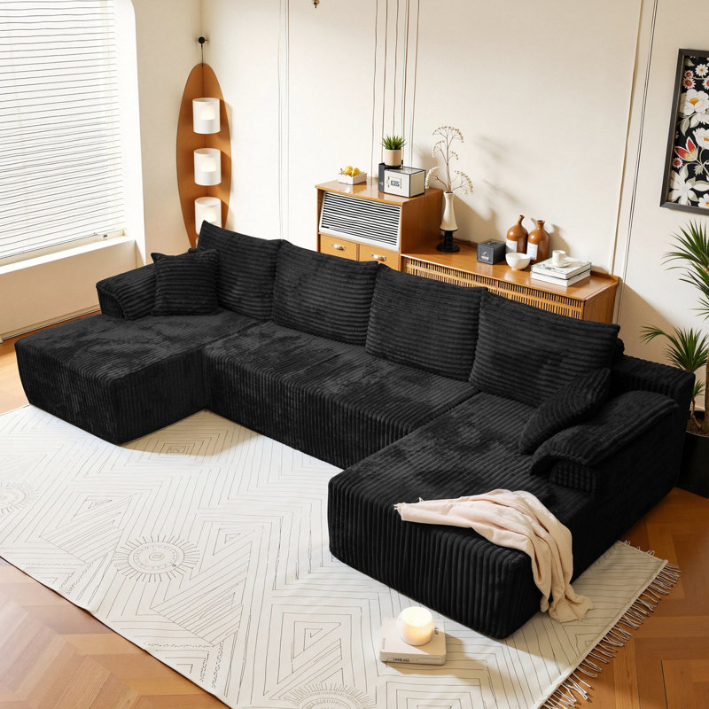 4 Seater Velvet Sofa