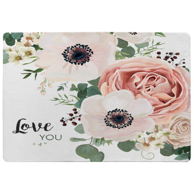 Partee Floral Shag Area Rug