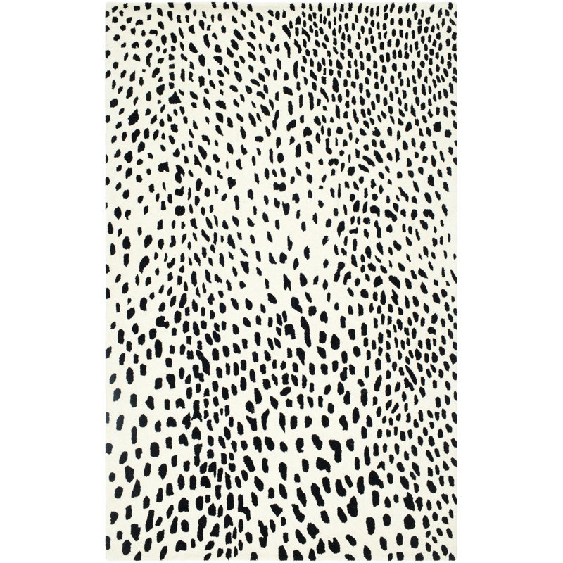 Tapis en laine fait à la main Bauwine, Rectangle de 10 pi x 14 pi
