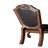 Chateau Synthetic Leather & De Ville Side Chair-1569071246-1569072078