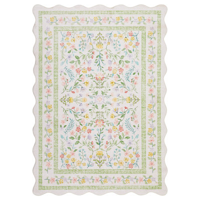Washable Rugs Area Rugs for Living Room Modern Non Slip Area Rug for Bedroom Farmhouse Stain Resistant Carpet for Office Dining Room Classroom