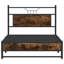 Bed Frame Without Mattress Engineered Wood-1264259885-1264259887