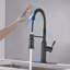 Robinet de cuisine tactile avec douchette rétractable