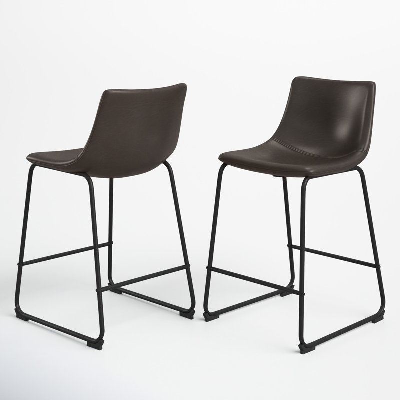 Dorielle Transitional 34" Counter Stool, Counter Stool (24" Seat Height)
