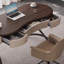 Italian Minimalist Solid Wood Desk-344171544