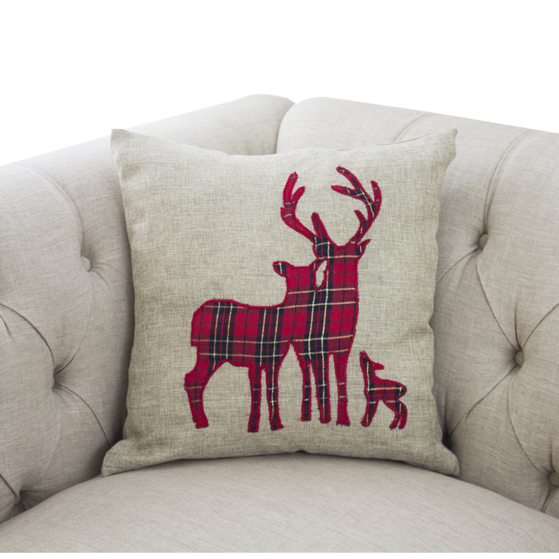 Animal Print Reversible Throw Pillow, Pillow Cover Only - No Insert