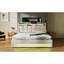 Grand lit moderne avec rangement hydraulique et fonction DEL - Naturel-694537513-694537508