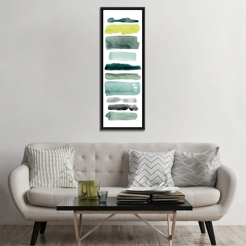 Sea Strokes I by Grace Popp - Wrapped Canvas Panoramic Gallery-Wrapped Canvas Giclée, 36" H x 12" W x 1.5" D