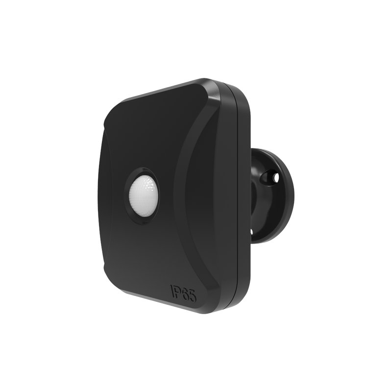 Smart PIR Motion Sensor (Black) Battery Operated IP65 Rated Motion Detector Compatible with  WiZz with a 3m Sensor Range - 4l1/8037