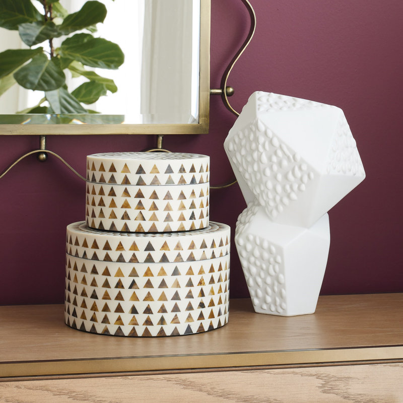 Les Facettes Sculpture, Matte White