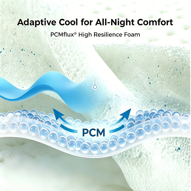  CoolNes 16" Medium Soft Memory Foam Mattress – Upgraded Cooling Gel Foam, Certi-PUR & ACA Certified, King, 16"