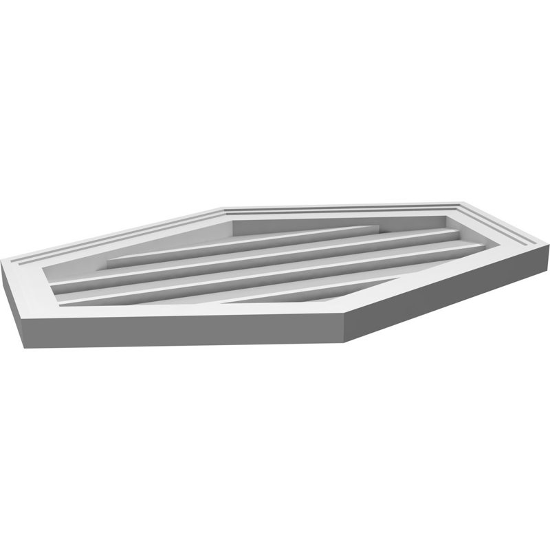 Pente verticale verticale en uréthane 4 pi, H 1,5 po x l 28 po x L 18 po
