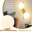 Glass Armed Sconce 2 -light E27 gold wall Sconces hallway lamp Ahlivia