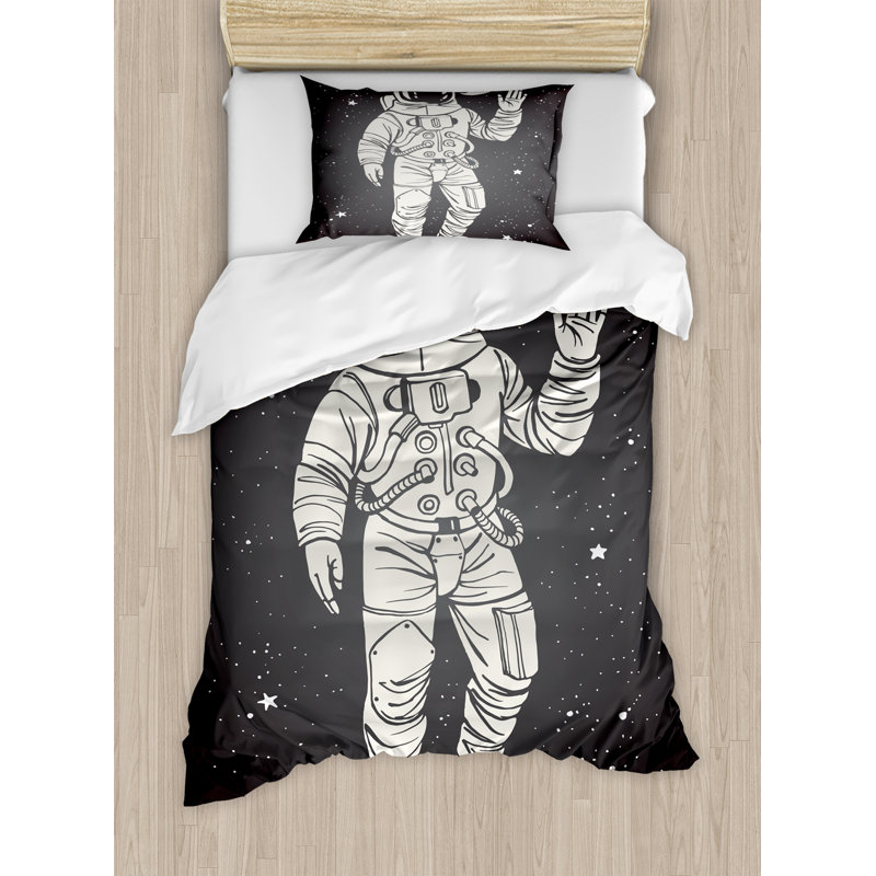 Modern & Contemporary Polyester Duvet Cover, Twin