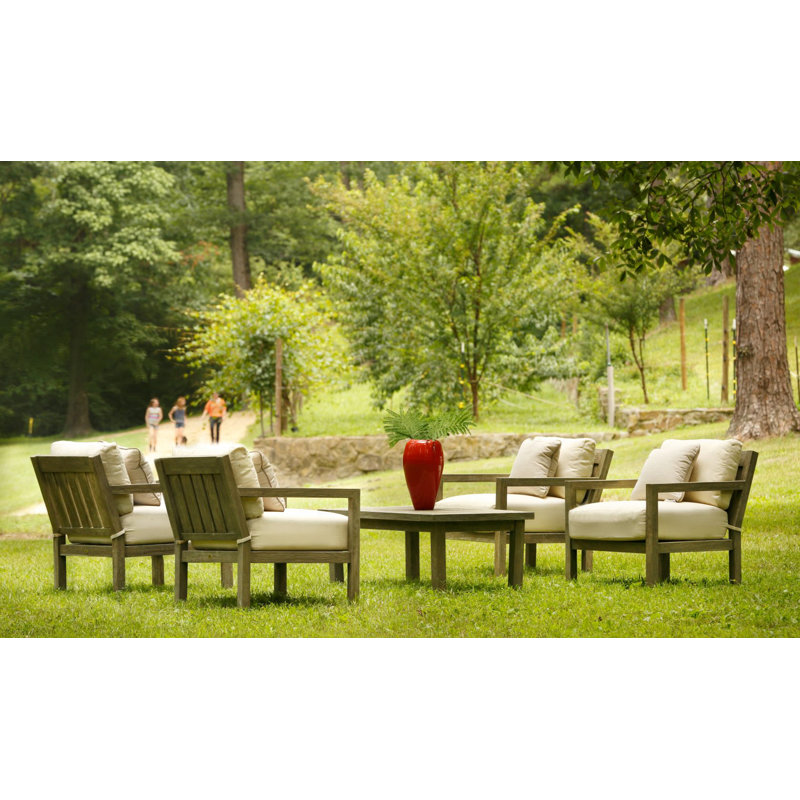 Club Aluminum Rectangular Coffee Table - Oyster, Oyster