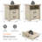 Rutland Set Of 2, Rustic Wood Rutlands With 2 Storage Drawers, Bedside Table With Open Shelf For Bedroom-171055505