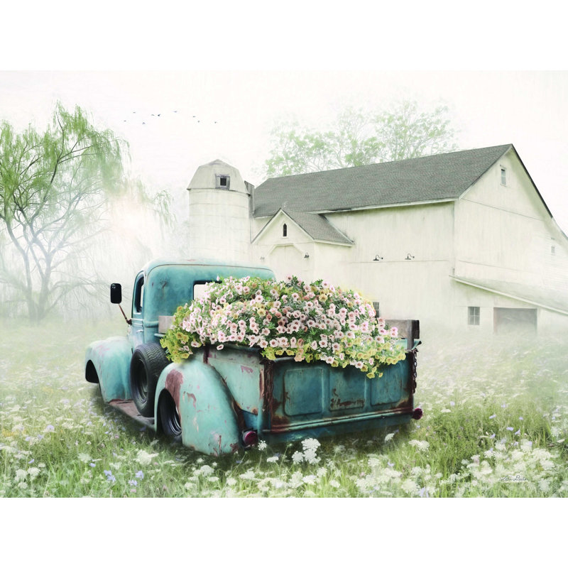 " Full Of Flowers " by Lori Deiter, 30" H x 40" W, Wrapped Canvas, No Frame