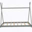 Lit plateforme House avec structure triangulaire