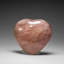 Genuine Polished Rose Quartz Heart From Brazil (365.1 Grams)