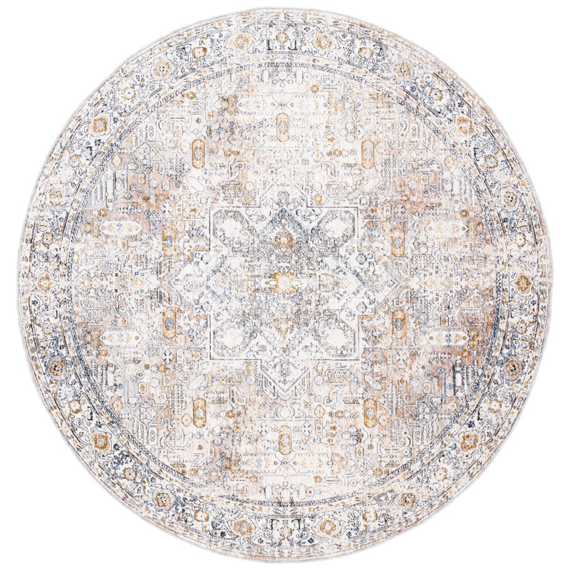 Gefell 600 Performance Southwestern Rug, Round 6'