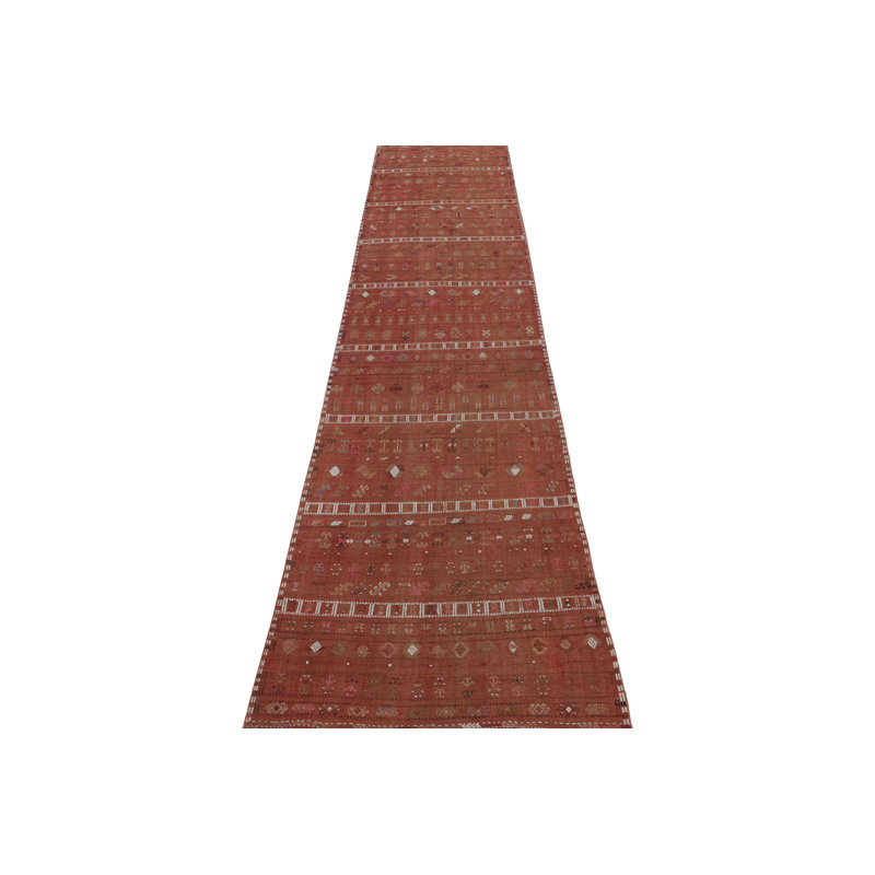 One-of-a-Kind 2'6" X 11'5" Hand Knotted Area Rug