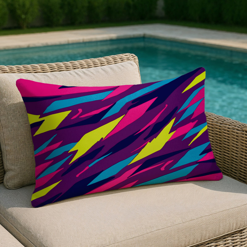 Dynamo Fade Indoor And Outdoor Throw Pillow, Rectangle 14"H x 20"W